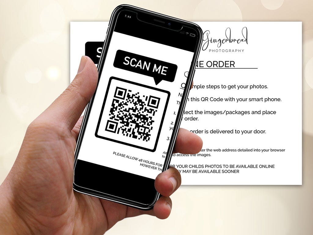 Gingerbread Nursery Photography - Scan Your QR